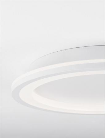 9212917 Plafoniera Nova Luce OGGY LED 30W 2223lm 3000K Aluminium & Acrylic Sandy White Nedimabil IP20 [2]