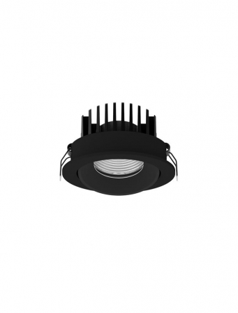 SURSE ILUMINAT - 9232118 Spot Incastrat Reglabil Nova Luce BLADE LED 12W 720lm 3000K IP65 Aluminium Black CRI>90 Beam 38°