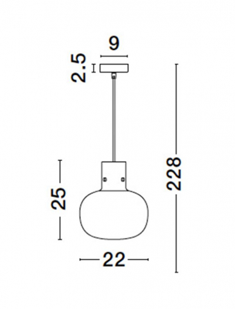 9236600 Pendul Nova Luce CINZIA E27 1x12W   Metal Brass Gold  IP20 [7]