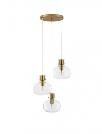 Moderne - 9236610 Lustra Nova Luce CINZIA E27 3x12W   Metal Brass Gold  IP20