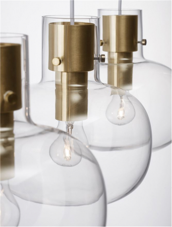 9236620 Lustra Nova Luce CINZIA E27 3x12W   Metal Brass Gold  IP20 [4]