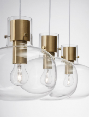 9236620 Lustra Nova Luce CINZIA E27 3x12W   Metal Brass Gold  IP20 [5]