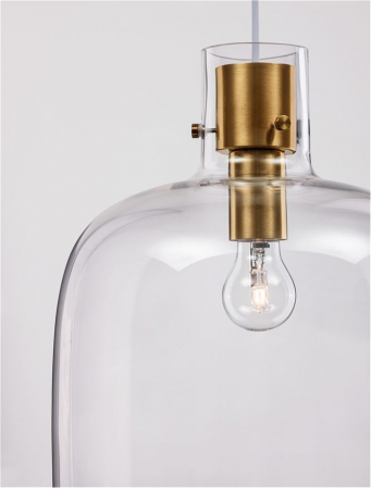 9236630 Pendul Nova Luce CINZIA E27 1x12W   Metal Brass Gold  IP20 [5]
