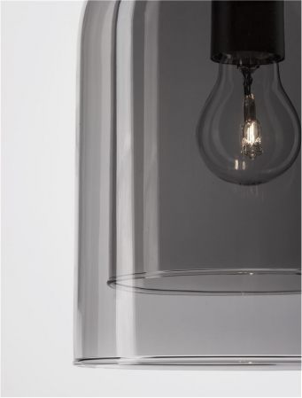 9236700 Pendul Nova Luce VELOR E27 1x12W   Metal Black & Gold  IP20 [3]