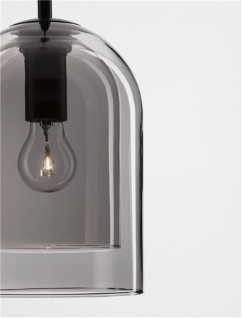 9236700 Pendul Nova Luce VELOR E27 1x12W   Metal Black & Gold  IP20 [5]