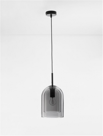 9236700 Pendul Nova Luce VELOR E27 1x12W   Metal Black & Gold  IP20 [2]