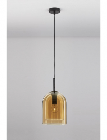 9236730 Pendul Nova Luce VELOR E27 1x12W   Metal Champagne  IP20 [3]