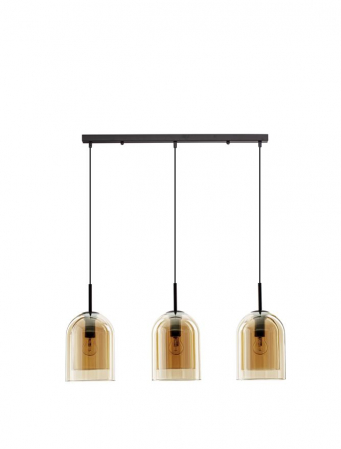 9236740 Lustra Nova Luce VELOR E27 3x12W   Metal Champagne  IP20