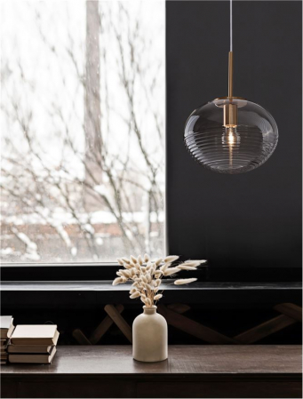 9236750 Pendul Nova Luce MAEVE E27 1x12W   Metal Brass Gold  IP20 [1]