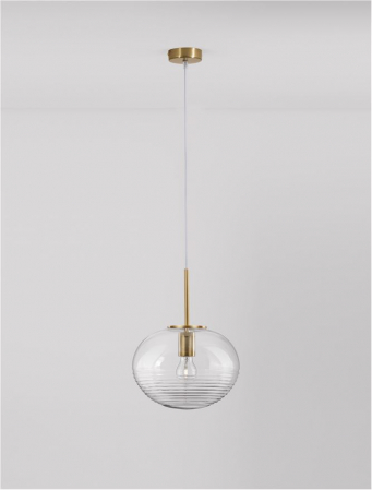 9236750 Pendul Nova Luce MAEVE E27 1x12W   Metal Brass Gold  IP20 [3]