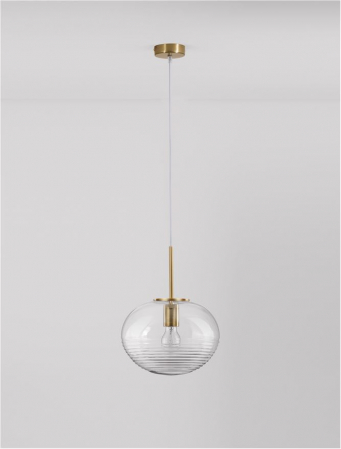 9236750 Pendul Nova Luce MAEVE E27 1x12W   Metal Brass Gold  IP20 [2]