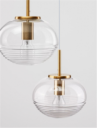 9236755 Lustra Nova Luce MAEVE E27 3x12W   Metal Brass Gold  IP20 [4]