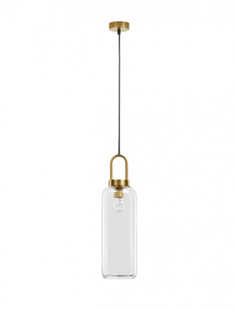 ILUMINAT INTERIOR - 9241160 Pendul Nova Luce IRVINE E27 1x12W   Metal Brass Gold  IP20