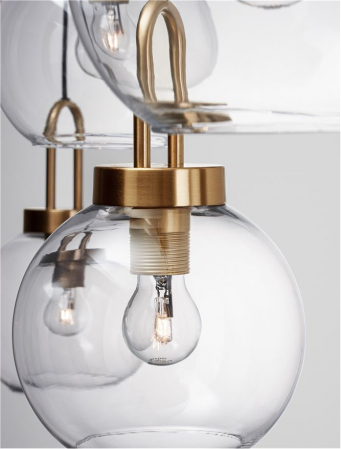 9241180 Lustra Nova Luce IRVINE E27 4x12W   Metal Brass Gold  IP20 [4]