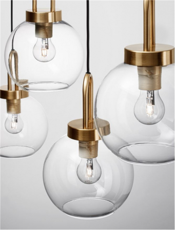 9241180 Lustra Nova Luce IRVINE E27 4x12W   Metal Brass Gold  IP20 [3]
