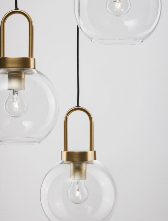 9241190 Lustra Nova Luce IRVINE E27 3x12W   Metal Brass Gold  IP20 [5]