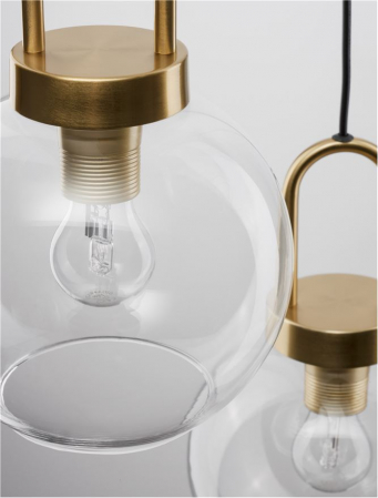 9241190 Lustra Nova Luce IRVINE E27 3x12W   Metal Brass Gold  IP20 [4]
