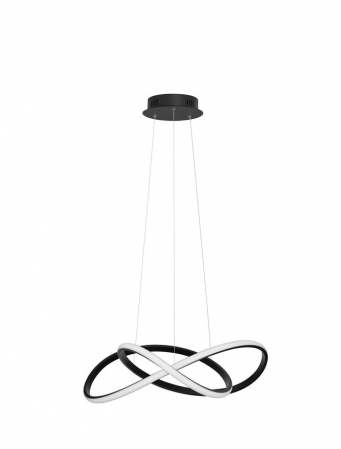 Lustre - 9248107 Lustra Nova Luce AMARA LED 28W 1600lm 3000K Aluminium & Acrylic Sandy Black Dimabil Triac IP20