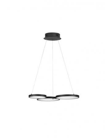 Lustre - 9248115 Lustra Nova Luce MAGNUS LED 28W 1900lm 3000K Aluminium & Acrylic Sandy Black Dimabil Triac IP20