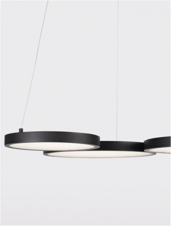 9248115 Lustra Nova Luce MAGNUS LED 28W 1900lm 3000K Aluminium & Acrylic Sandy Black Dimabil Triac IP20 [6]