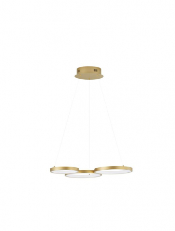 Moderne - 9248116 Lustra Nova Luce MAGNUS LED 28W 1900lm 3000K Aluminium & Acrylic Brass Gold Dimabil Triac IP20
