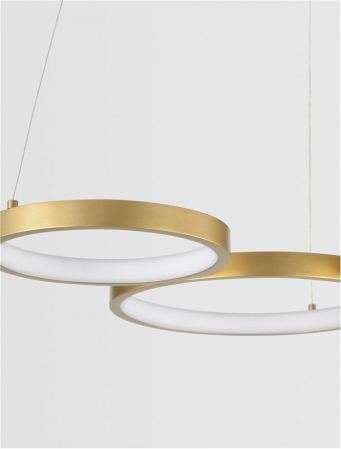 9248116 Lustra Nova Luce MAGNUS LED 28W 1900lm 3000K Aluminium & Acrylic Brass Gold Dimabil Triac IP20 [3]