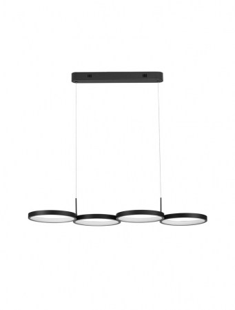 Lustre - 9248117 Lustra Nova Luce MAGNUS LED 41W 2300lm 3000K Aluminium & Acrylic Sandy Black Dimabil Triac IP20