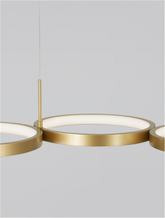 9248118 Lustra Nova Luce MAGNUS LED 41W 2300lm 3000K Aluminium & Acrylic Brass Gold Dimabil Triac IP20 [7]