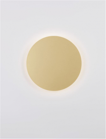 9248153 Aplica Nova Luce CYRCLE LED 22W 2300lm 3000K Aluminium & Acrylic Matt Gold Nedimabil IP20 [4]