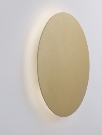 9248153 Aplica Nova Luce CYRCLE LED 22W 2300lm 3000K Aluminium & Acrylic Matt Gold Nedimabil IP20 [1]