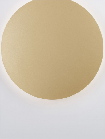 9248153 Aplica Nova Luce CYRCLE LED 22W 2300lm 3000K Aluminium & Acrylic Matt Gold Nedimabil IP20 [5]