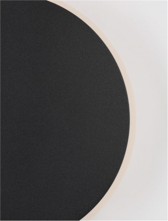 9248159 Aplica Nova Luce NEVO LED 12W 850lm 3000K Aluminium & Acrylic Sandy Black Nedimabil IP20 [4]