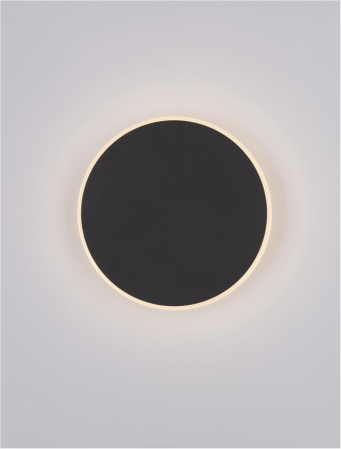 9248159 Aplica Nova Luce NEVO LED 12W 850lm 3000K Aluminium & Acrylic Sandy Black Nedimabil IP20 [1]