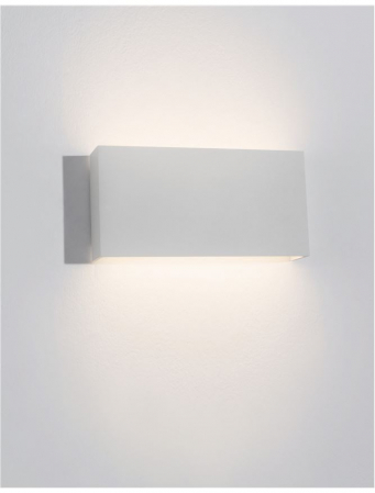 9262111 Aplica Nova Luce MILE LED 2X5W 550lm 3000K IP54 Aluminium Glass Diffuser White CRI>80 Beam Angle 102° Light Up & Down [2]