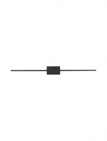 ILUMINAT - 9267020 Aplica Nova Luce AZURE LED 28W 1750lm 3000K Aluminium & Acrylic Sandy Black Nedimabil IP20