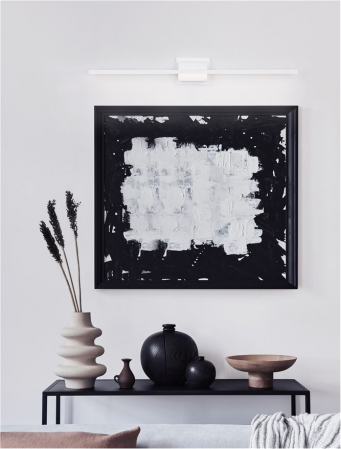 9267022 Aplica Nova Luce AZURE LED 21W 1200lm 3000K Aluminium & Acrylic Sandy White Nedimabil IP20 [1]