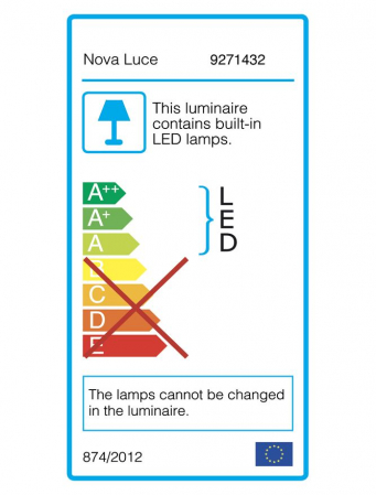 9271432  Nova Luce STAKE LED 5W 378lm 3000K IP65 Aluminium & Glass Black CRI>80 Beam Angle 21.2° [4]