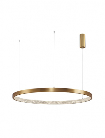 Lustre - 9285110 Suspensie Nova Luce PRESTON LED 60W 4030lm 3000K IP20 Aluminiu/Acril  Antique Gold Brass