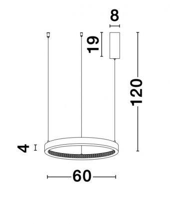 9285601 Suspensie Nova Luce PRESTON LED 37W 2264lm 3000K IP20 Aluminiu/Acril  Antique Gold Brass [5]