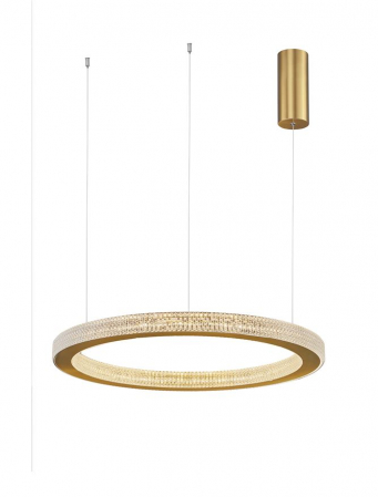 9285610 Suspensie Nova Luce FIORE LED 60W 3530lm 3000K IP20 Aluminiu/Acril  Antique Gold Brass NOVALUCE