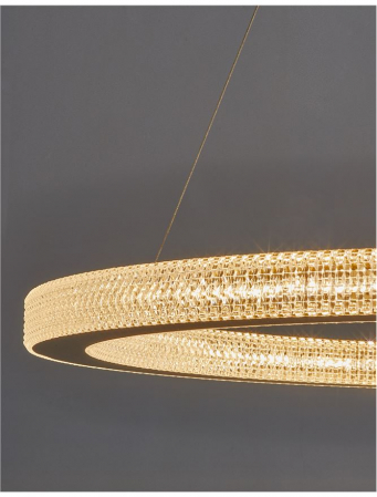 9285810 Suspensie Nova Luce FIORE LED 80W 4452lm 3000K IP20 Aluminiu/Acril  Antique Gold Brass NOVALUCE [3]