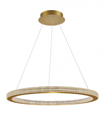 9285810 Suspensie Nova Luce FIORE LED 80W 4452lm 3000K IP20 Aluminiu/Acril  Antique Gold Brass NOVALUCE