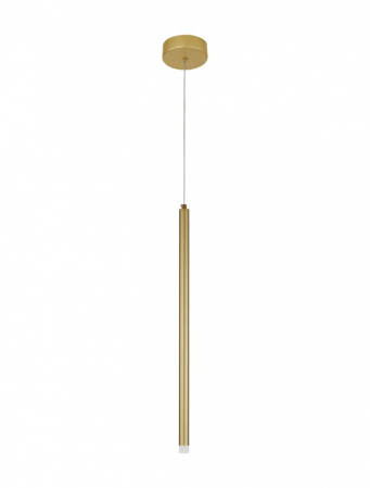 9287918 Pendul Nova Luce TRIMLE LED 3W 271lm 3000K Aluminium & Acrylic Sandy Gold Nedimabil IP20