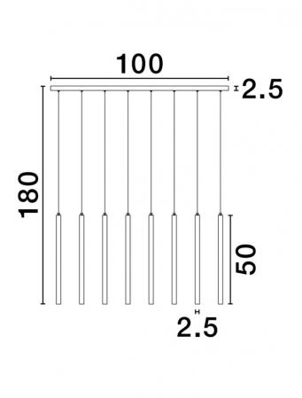 9287930 Lustra Nova Luce TRIMLE LED 21W 1581lm 3000K  Aluminium & Acrylic Sandy Gold Nedimabil IP20 [3]
