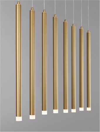 9287930 Lustra Nova Luce TRIMLE LED 21W 1581lm 3000K  Aluminium & Acrylic Sandy Gold Nedimabil IP20 [2]