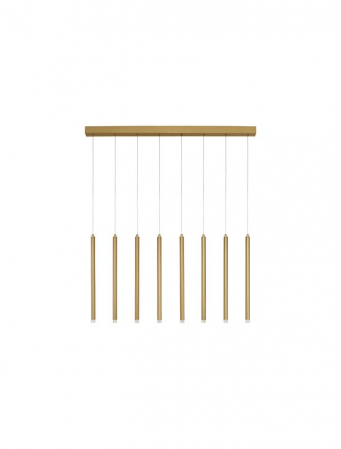 Lustre - 9287930 Lustra Nova Luce TRIMLE LED 21W 1581lm 3000K  Aluminium & Acrylic Sandy Gold Nedimabil IP20