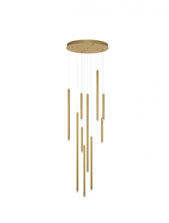 9287940 Candelabru Nova Luce TRIMLE LED 26W 1861lm 3000K  Aluminium & Acrylic Sandy Gold Dimabil Triac IP20