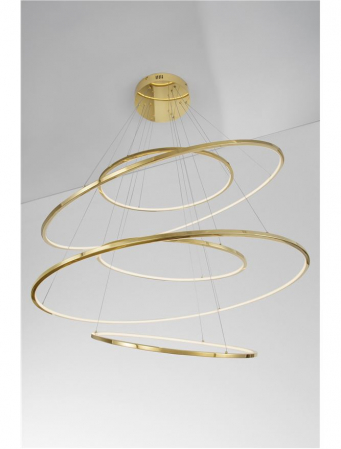 9289084 Candelabru Nova Luce NUDOS LED 281W 19670lm 3000K Aluminium & Acrylic Gold Dimabil Triac IP20 [3]