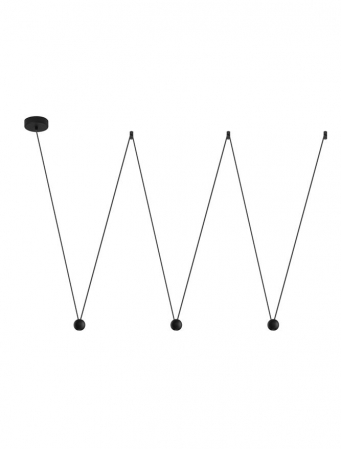 9303941 Suspensie Nova Luce NOCCI LED 13,5W 660lm 3000K IP20 Aluminiu Black