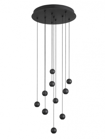 Lustre - 9303952 Suspensie Nova Luce NOCCI LED 45W 1860lm 3000K IP20 Aluminiu Black